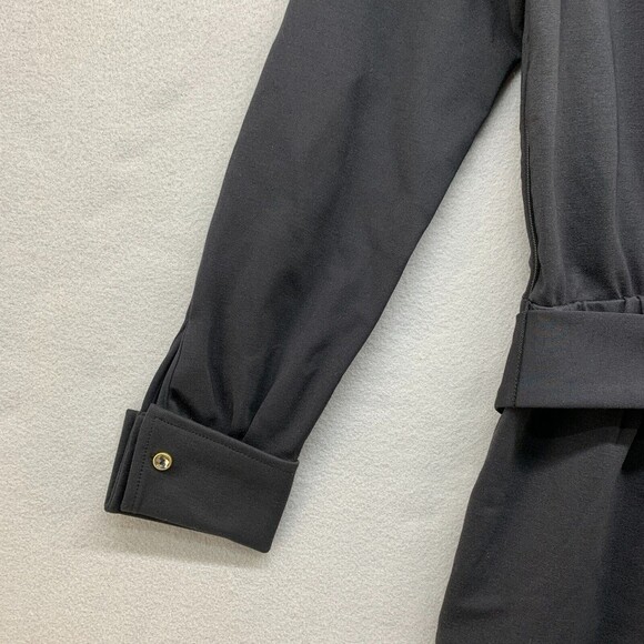 Soft Surroundings Simply Elegant Ponte Knit Wide Leg Jumpsuit Womens XS Tie Lux - Picture 11 of 16